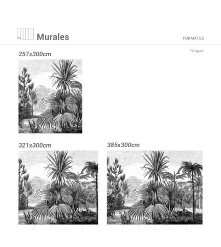 Mural Autoadhesivo Yungas 385x300cm