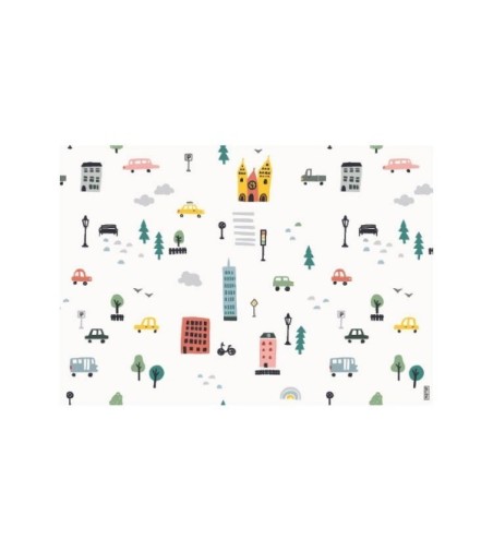 Pack de 6 manteles City Car