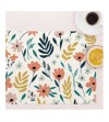 Pack de 6 manteles Flowers