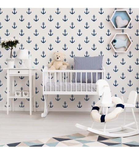 Papel Autoadhesivo Anclas - 1 tiras de 650x2600mm