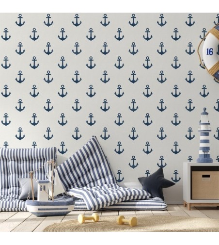 Papel Autoadhesivo Anclas - 1 tiras de 650x2600mm