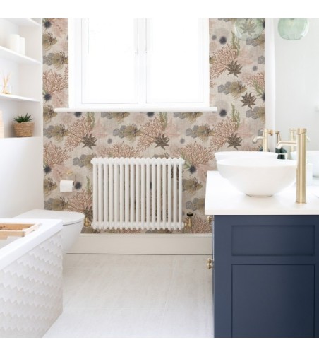 Papel Autoadhesivo Arrecife by Jennifer Barcía - 2 tiras de 650x2600mm