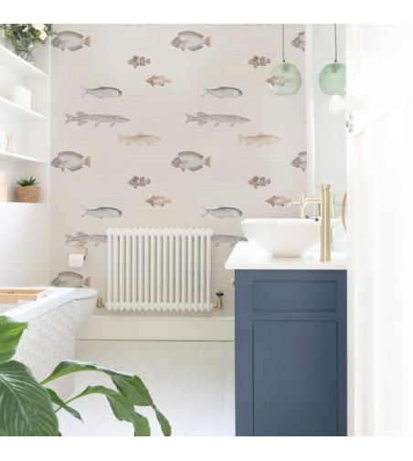 Papel Autoadhesivo Atlantis by Elena Tablada - 4 tiras de 650x2600mm