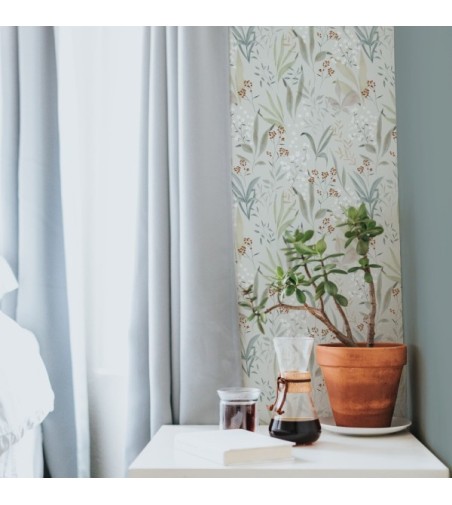 Papel Autoadhesivo Cornelia Verde - 1 tiras de 650X2800mm