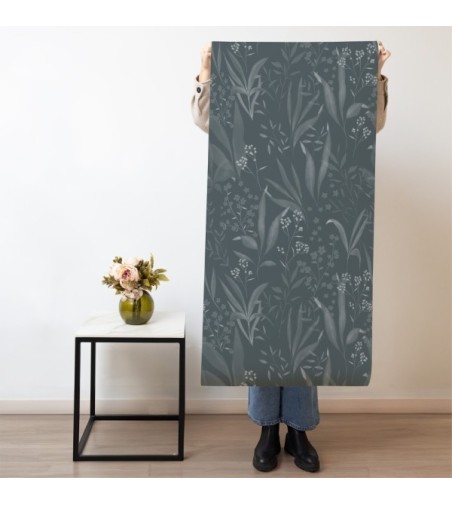 Papel Autoadhesivo Cornelia Verde - 8 tiras de 650x2600mm