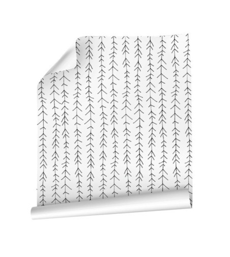 Papel Autoadhesivo Cute Arrows Negro - 4 tiras de 650x2600mm