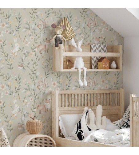 Papel Autoadhesivo Cute Forest by Elena Tablada - 1 tiras de 650x2600mm