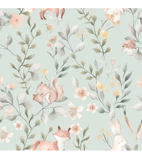 Papel Autoadhesivo Cute Forest by Elena Tablada - 1 tiras de 650x2600mm