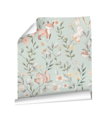 Papel Autoadhesivo Cute Forest by Elena Tablada - 1 tiras de 650x2600mm