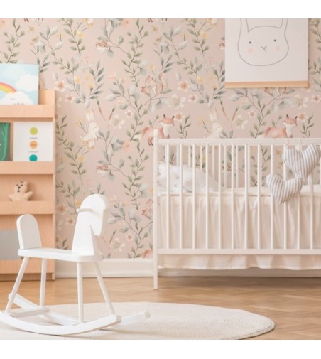 Papel Autoadhesivo Cute Forest by Elena Tablada - 1 tiras de 650x2600mm