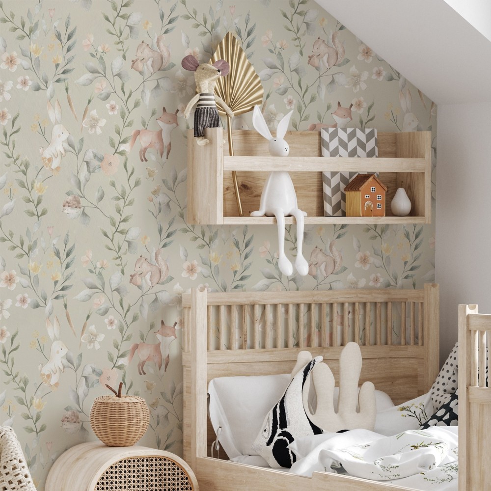 Papel Autoadhesivo Cute Forest by Elena Tablada - 1 tiras de 650x3000mm