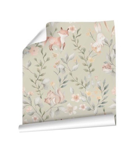 Papel Autoadhesivo Cute Forest by Elena Tablada - 1 tiras de 650x3000mm