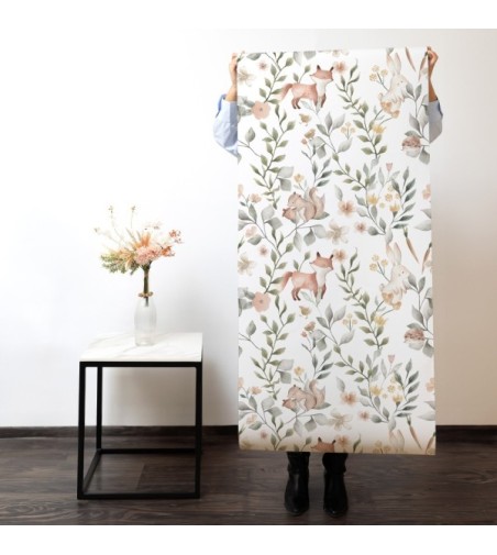 Papel Autoadhesivo Cute Forest by Elena Tablada - 1 tiras de 650x3000mm
