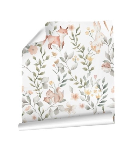 Papel Autoadhesivo Cute Forest by Elena Tablada - 1 tiras de 650x3000mm