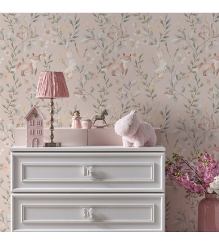 Papel Autoadhesivo Cute Forest by Elena Tablada - 1 tiras de 650x3000mm