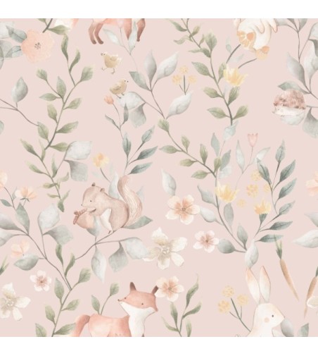 Papel Autoadhesivo Cute Forest by Elena Tablada - 1 tiras de 650x3000mm