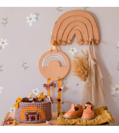 Papel Autoadhesivo Daisy - 5 tiras de 650x2600mm