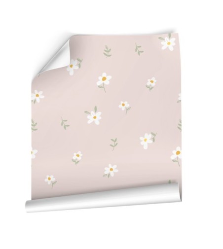 Papel Autoadhesivo Daisy - 5 tiras de 650x2600mm