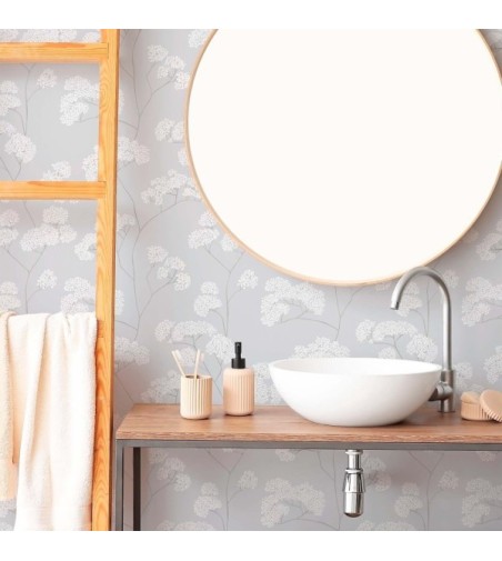 Papel Autoadhesivo Florelia Gris - 1 tiras de 650x3000mm