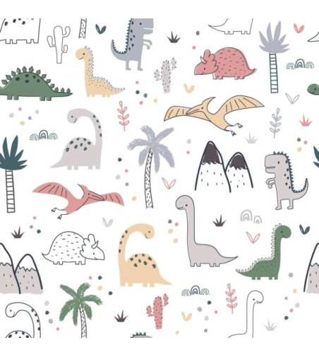 Papel Autoadhesivo Jurassic - 4 tiras de 650x2600mm