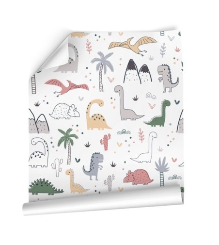 Papel Autoadhesivo Jurassic - 4 tiras de 650x2600mm