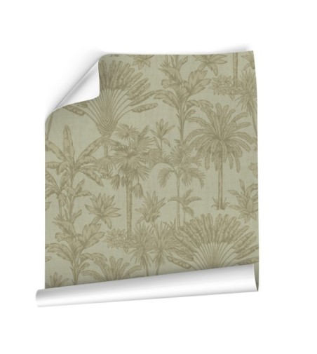 Papel Autoadhesivo Musa Verde - 3 tiras de 650x2600mm