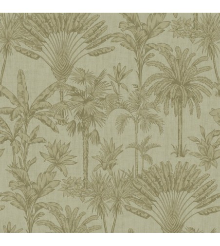 Papel Autoadhesivo Musa Verde - 3 tiras de 650x2600mm