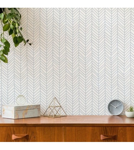 Papel Autoadhesivo Nane Gris - 2 tiras de 650x2600mm