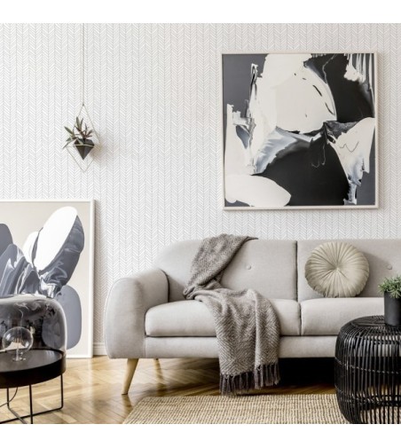 Papel Autoadhesivo Nane Gris - 2 tiras de 650x2600mm