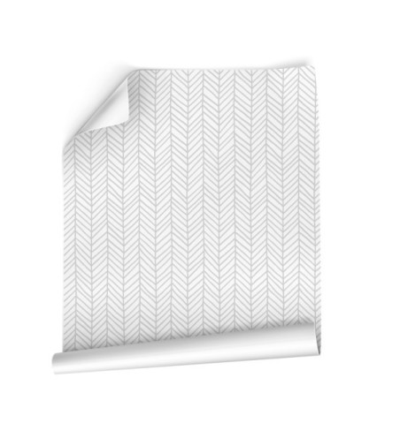 Papel Autoadhesivo Nane Gris - 2 tiras de 650x2600mm