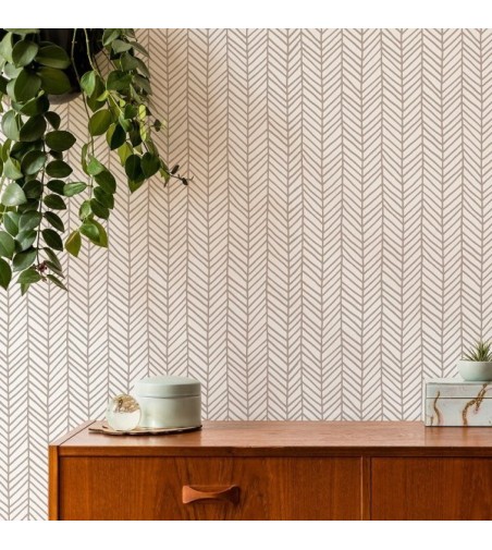 Papel Autoadhesivo Nane Marrón - 4 tiras de 650x2600mm