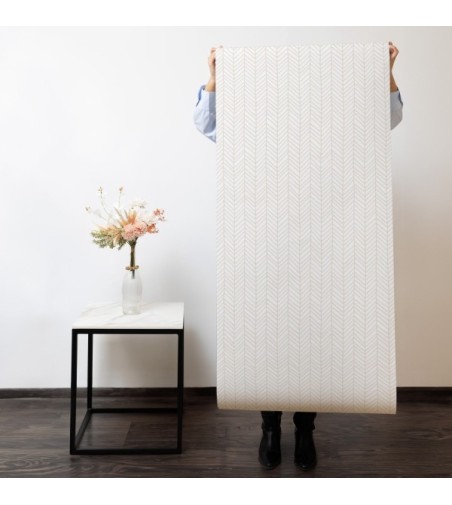 Papel Autoadhesivo Nane Beige- 10 tiras de 650x3000mm