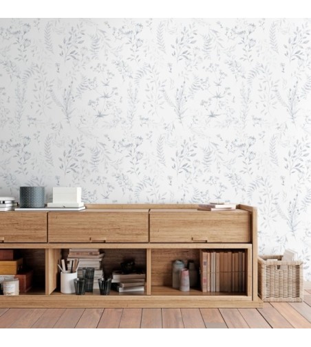 Papel Autoadhesivo Ofelia Bleu - 1 tiras de 650x2600mm