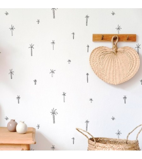 Papel Autoadhesivo Palmeritas - 7 tiras de 650x2600mm