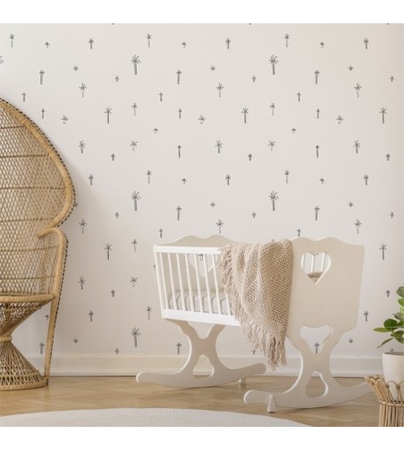 Papel Autoadhesivo Palmeritas - 7 tiras de 650x2600mm