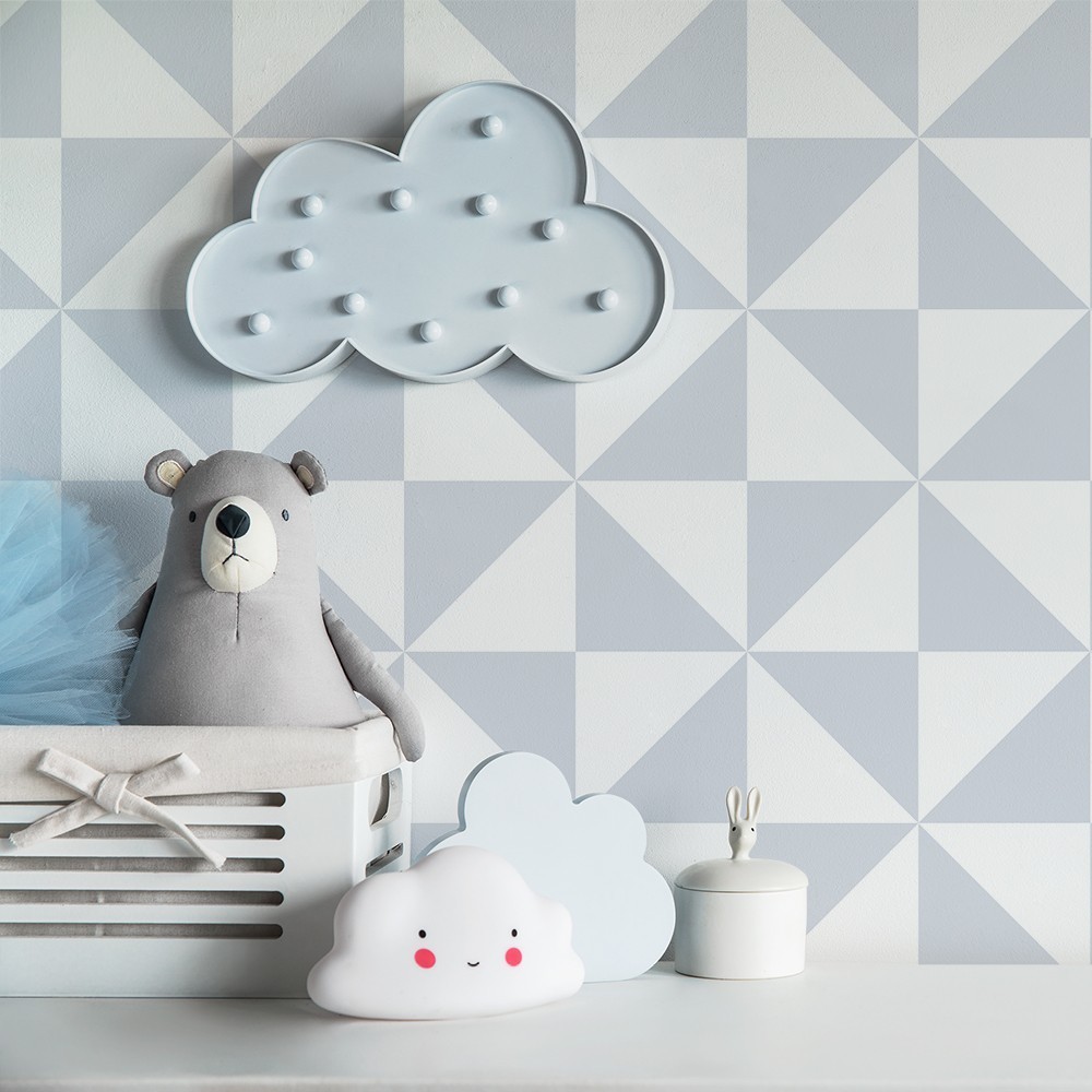 Papel Autoadhesivo Triángulos - 2 tiras de 650x3000mm