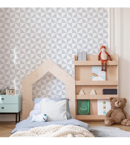 Papel Autoadhesivo Triángulos - 2 tiras de 650x3000mm