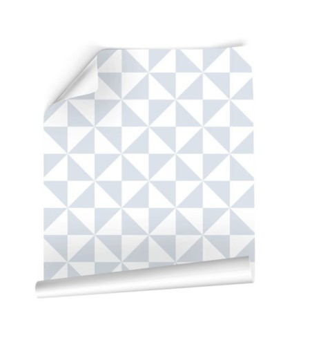 Papel Autoadhesivo Triángulos - 2 tiras de 650x3000mm