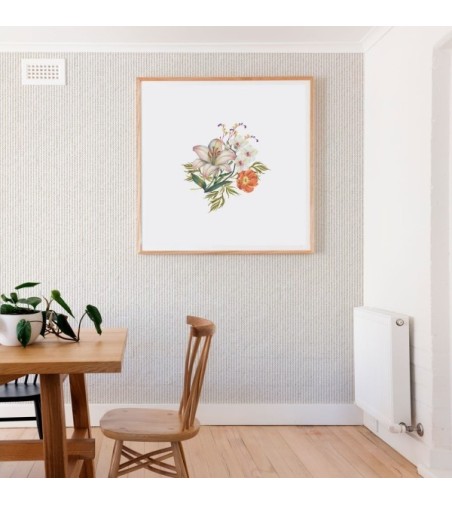 Papel Autoadhesivo Tweed Crema- 9 tiras de 650x2600mm