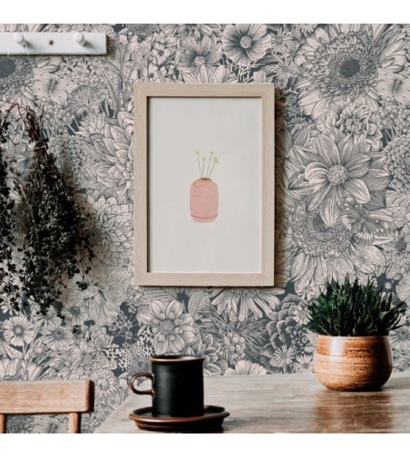 Papel Autoadhesivo Wendy Shadow - 2 tiras de 650X2800mm