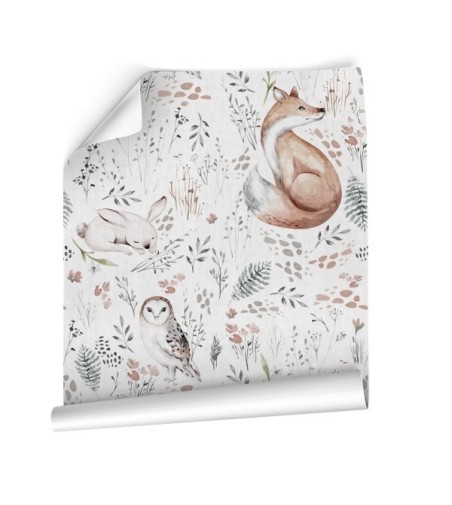 Papel Autoadhesivo Wild And Free White - 1 tiras de 650x2600mm