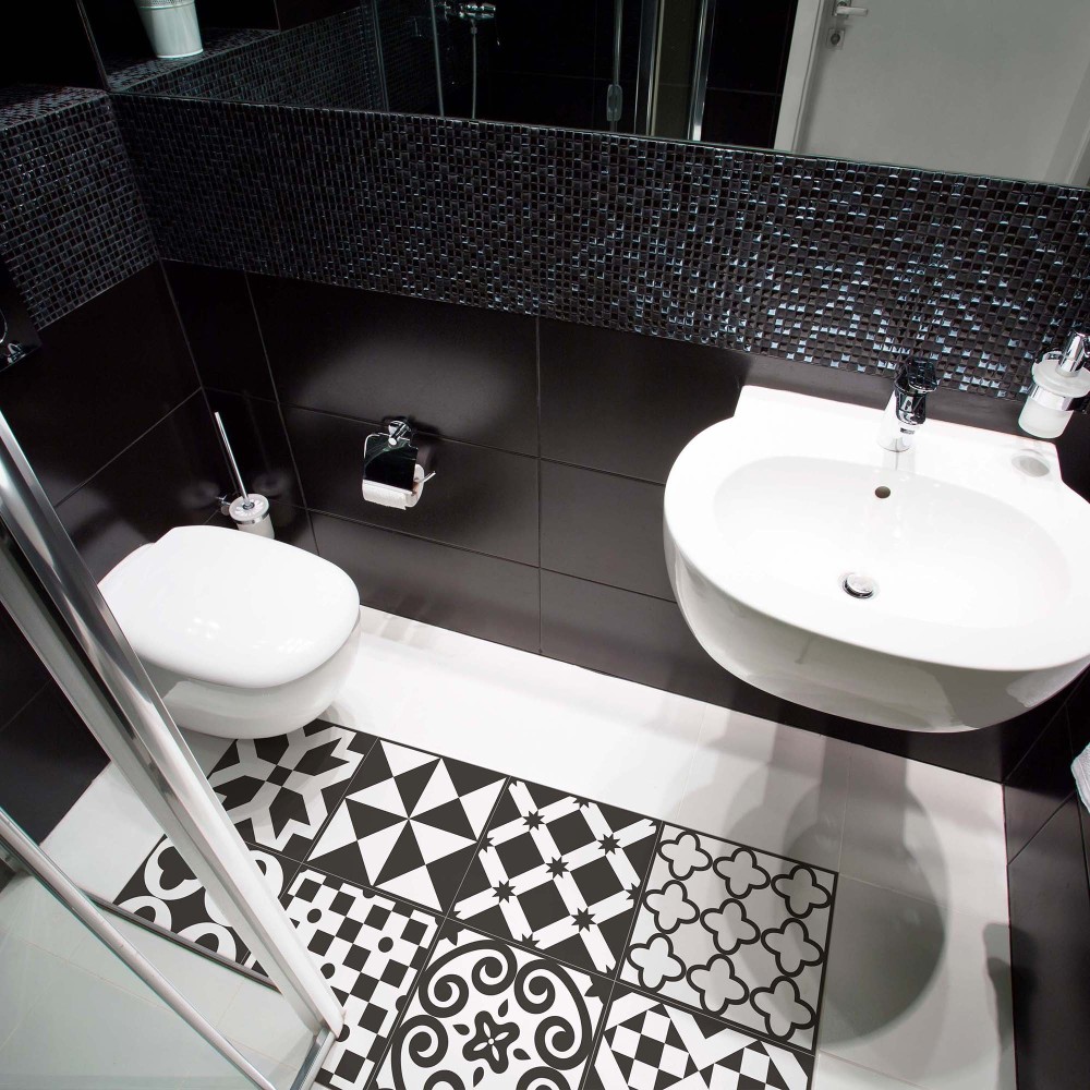 Suelo Vinílico Tujar Black 200x200cm