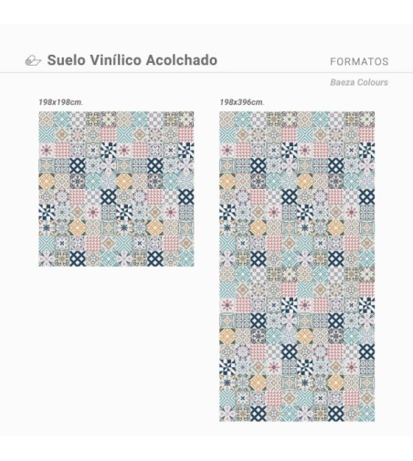 Suelo Vinílico Baeza Colours 200x200cm