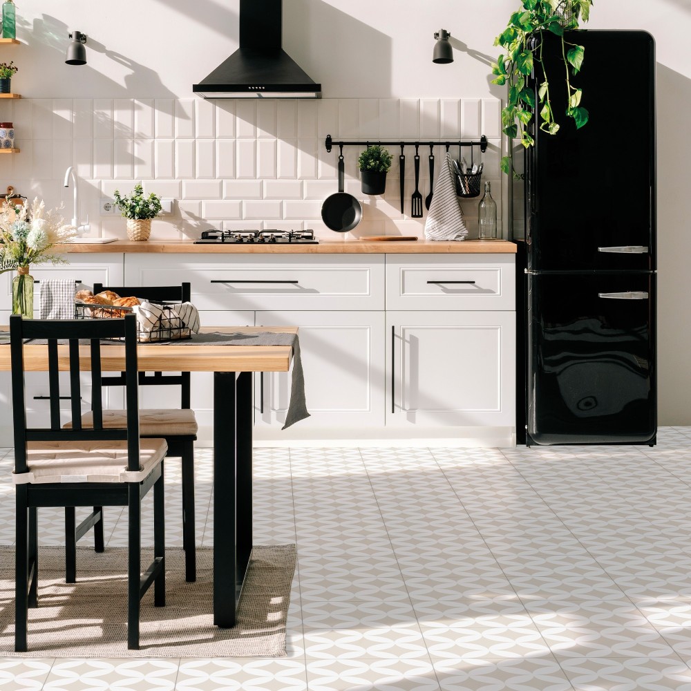 Suelo Vinílico Bento Beige 200x200cm