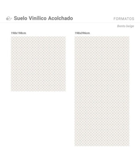 Suelo Vinílico Bento Beige 200x200cm