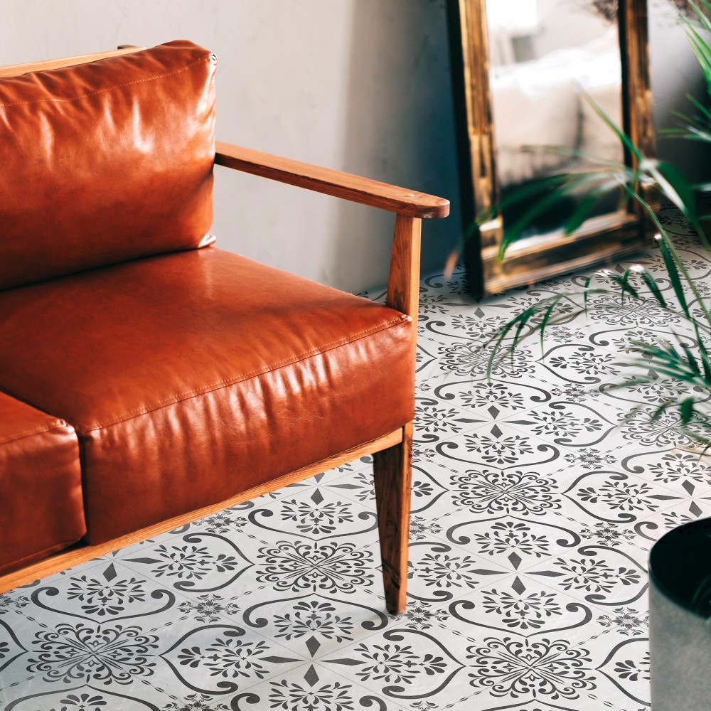 Suelo Vinílico Cardan White 200x200cm