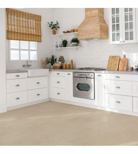 Suelo Vinílico Cemento Beige 200x200cm