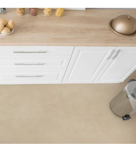 Suelo Vinílico Cemento Beige 200x200cm