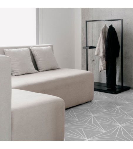 Suelo Vinílico Delmare Gris 200x200cm