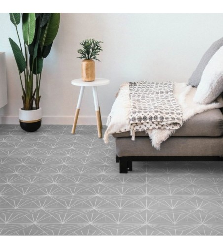 Suelo Vinílico Delmare Gris 200x200cm